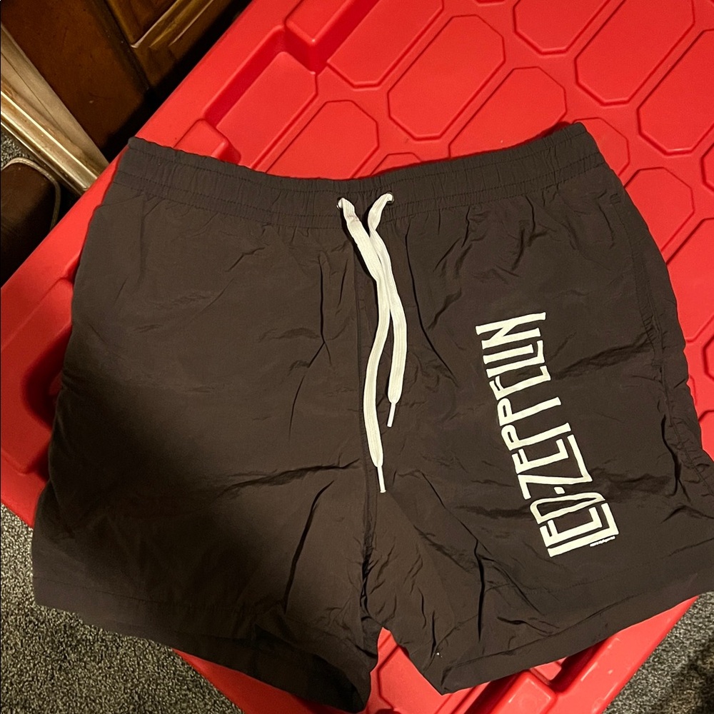 Led Zeppelin Black Shorts